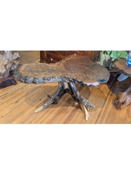 Claro Walnut Burl side Table